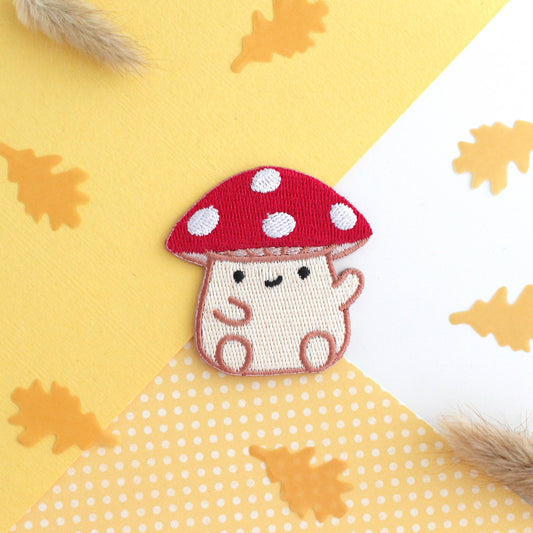 Écusson thermocollant - Champignon | Wild Whimsy Woolies
