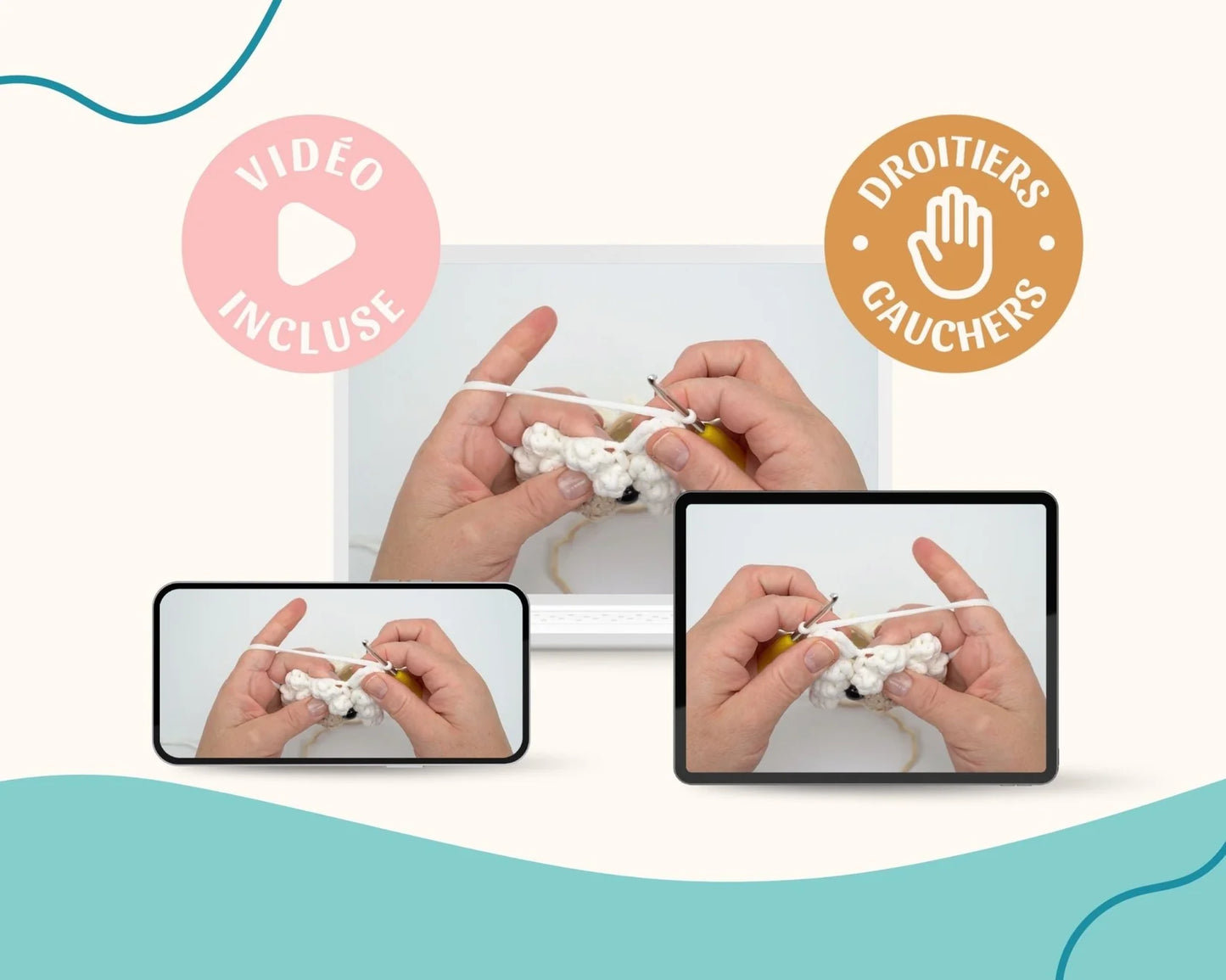 Kit de crochet - La Brebis (niveau 3) - Crochetmilie