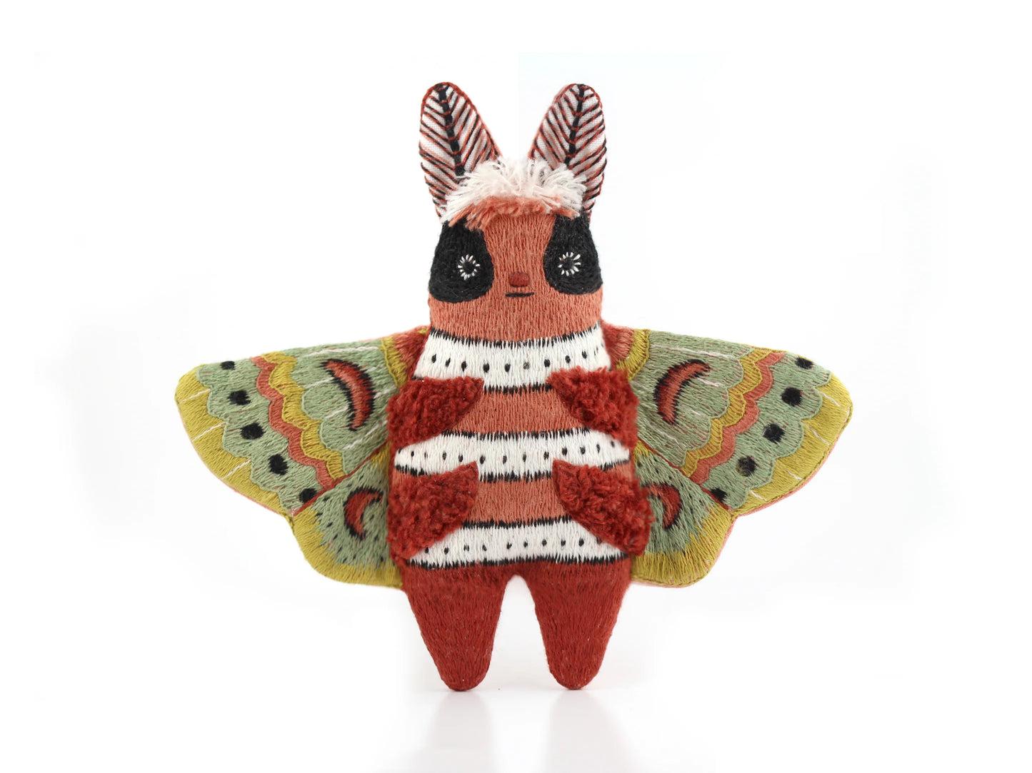 Papillon de nuit - Kit peluche à broder (niveau 3) - KIRIKI PRESS