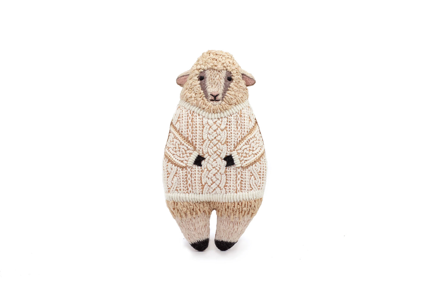 Mouton - Kit peluche à broder (niveau 4) - KIRIKI PRESS