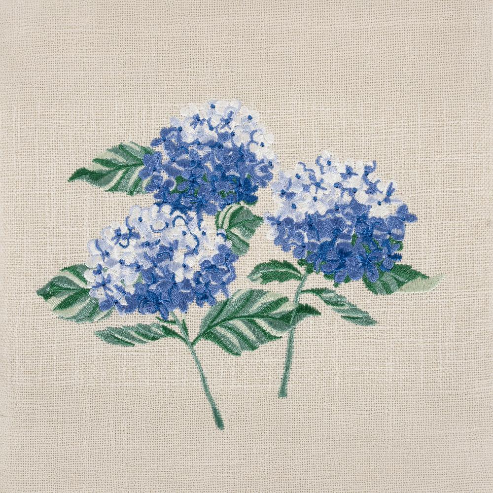 Boîte à couture brodée - Hortensia
