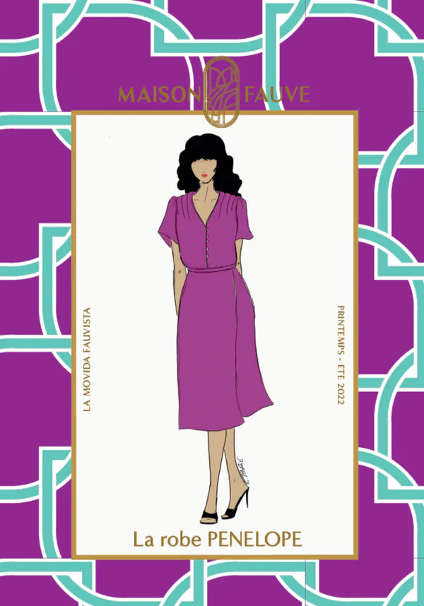 Penelope Dress - Paper Pattern - Maison Fauve