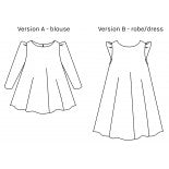 Yzé Robe/Haut - Patron papier - P&M pattern