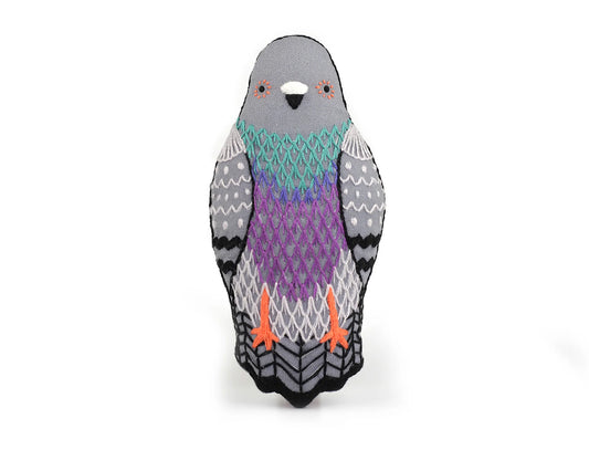 Pigeon - Kit peluche à broder (niveau 2) - KIRIKI PRESS