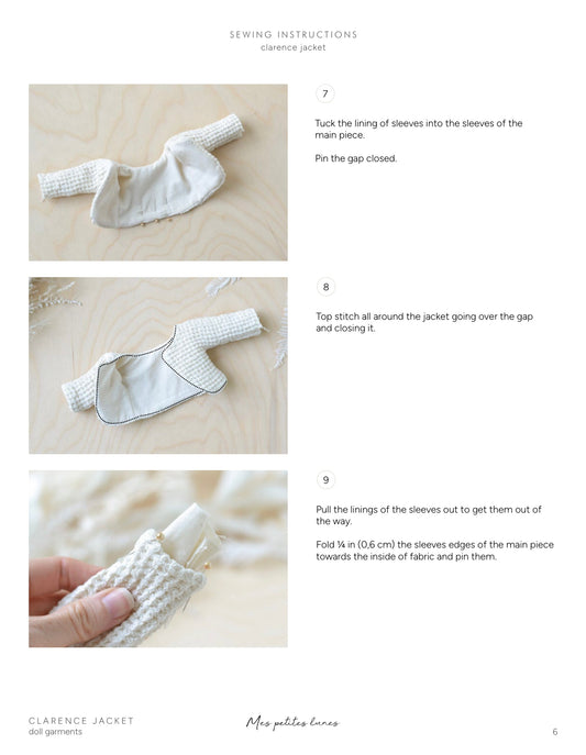 Sewing Pattern - Snowman doll