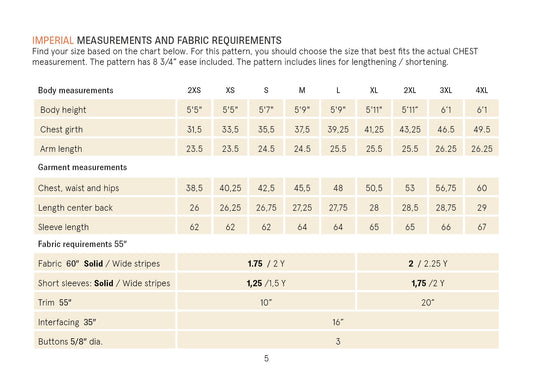 Rugby Polo Shirt sewing pattern