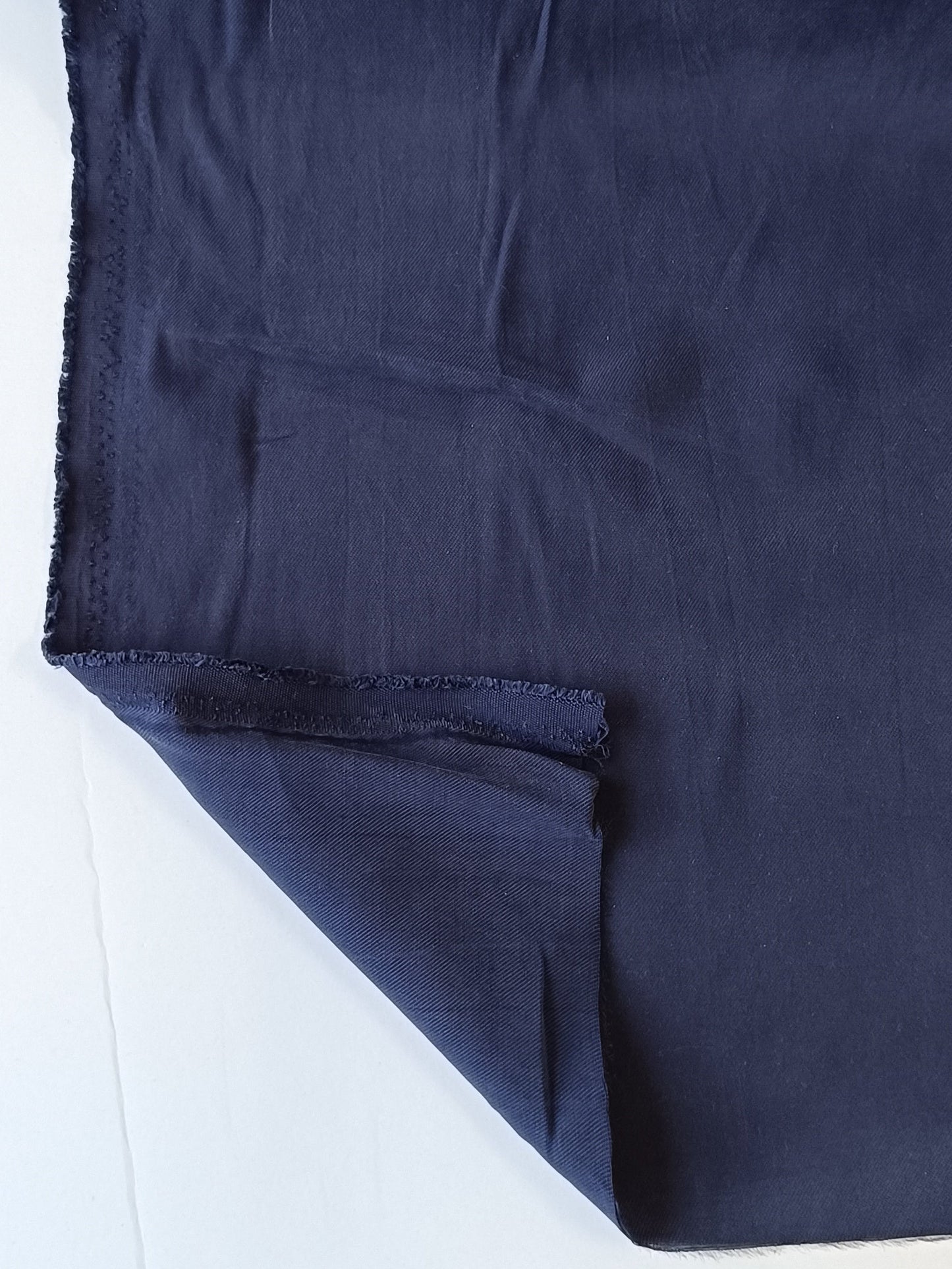 Sergé velours - Bleu marine