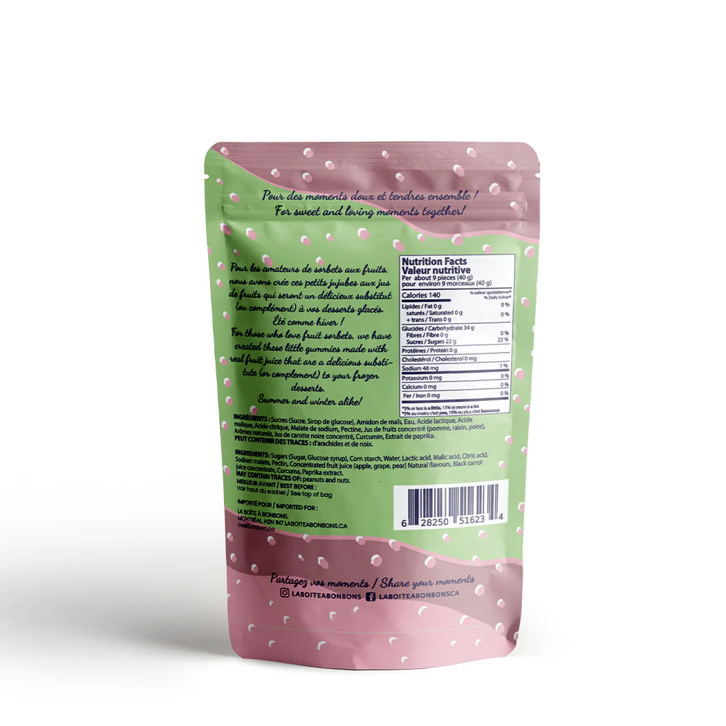 Mini Vegan Sorbets - It's Sweet