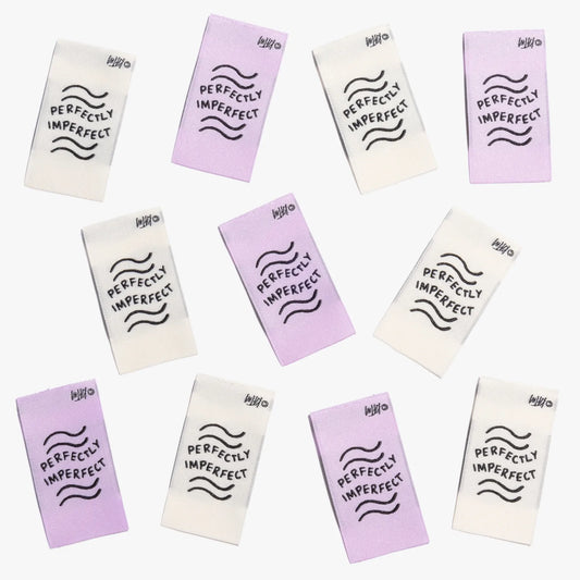 "Perfectly imperfect" Lila & Ivory labels - KATM