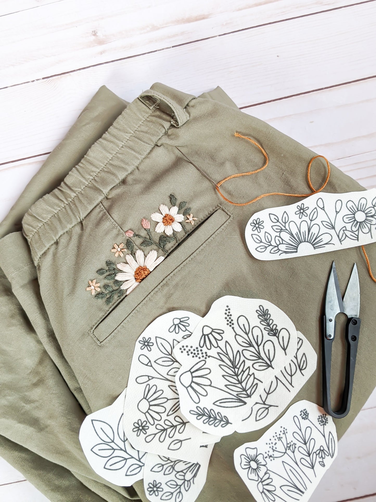 Stick & Stitch - Botanical - TIGHT EMBROIDERED