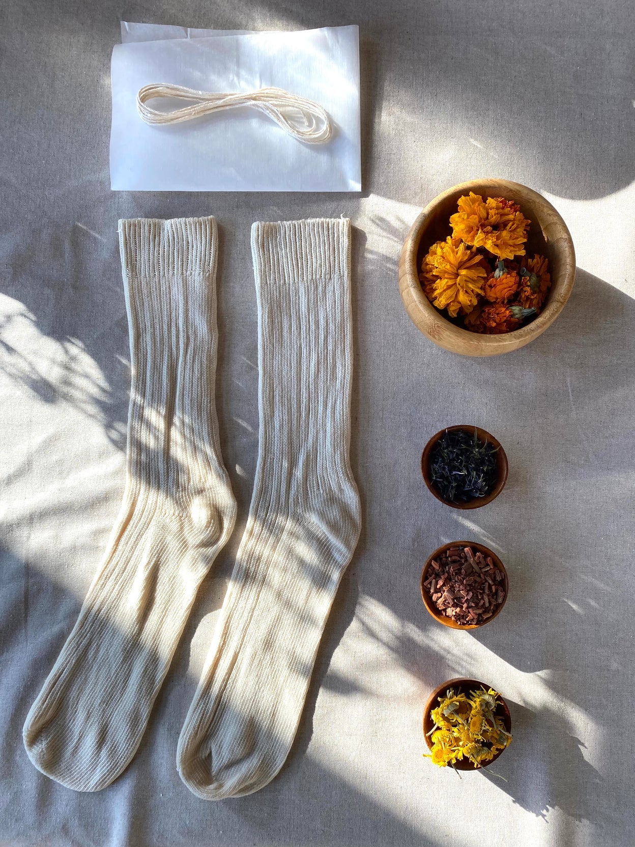 Sock set to dye yourself - MARIE LES BAINS