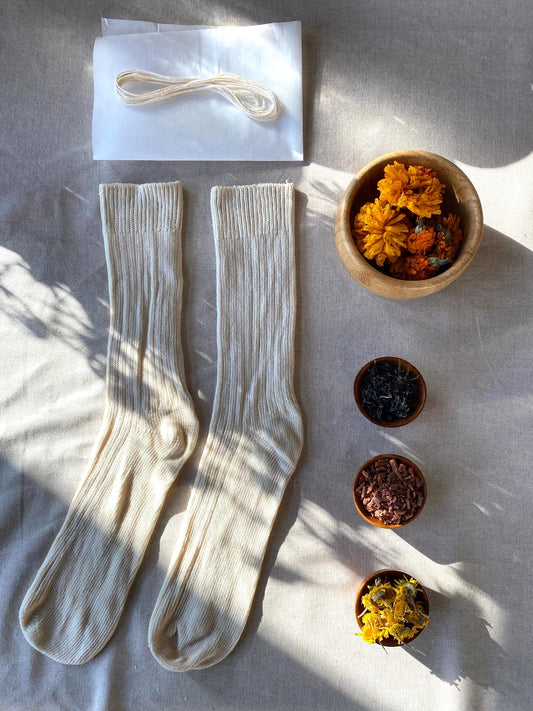Sock set to dye yourself - MARIE LES BAINS