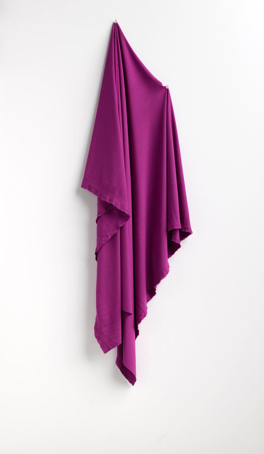 Tricot côtelé - Mauve