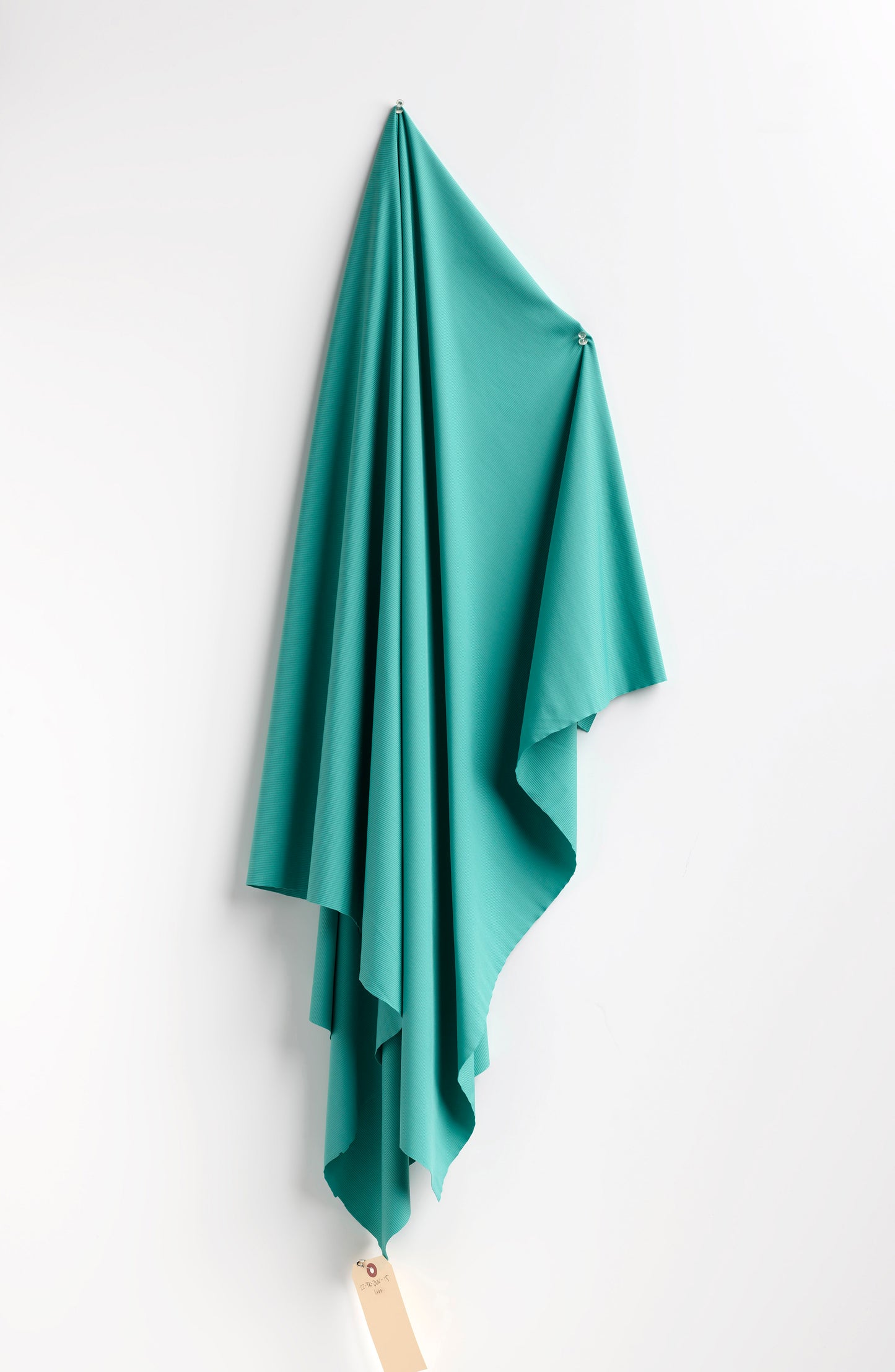 Tissu à maillot côtelé - Aqua