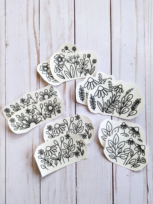 Stick & Stitch - Floral Fields - TIGHT EMBROIDERED