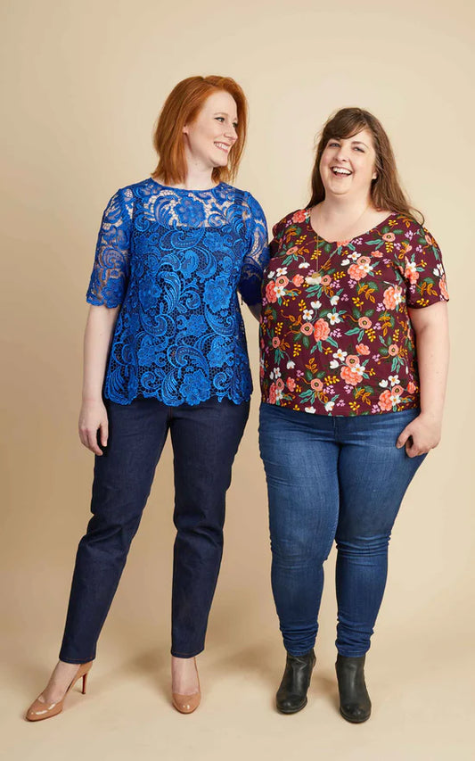 Top Montrose 12 to 32 - Paper pattern - CASHMERETTE