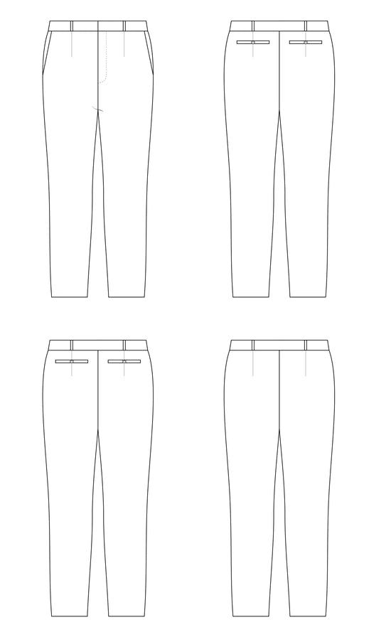 Meriam pants 0 to 16 - Paper pattern - CASHMERETTE