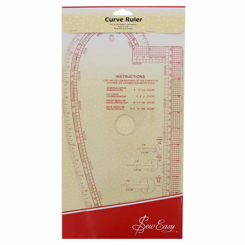 Curved ruler