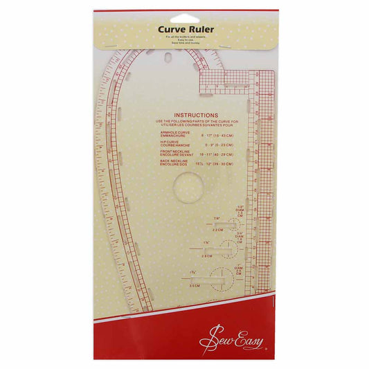 Curved ruler