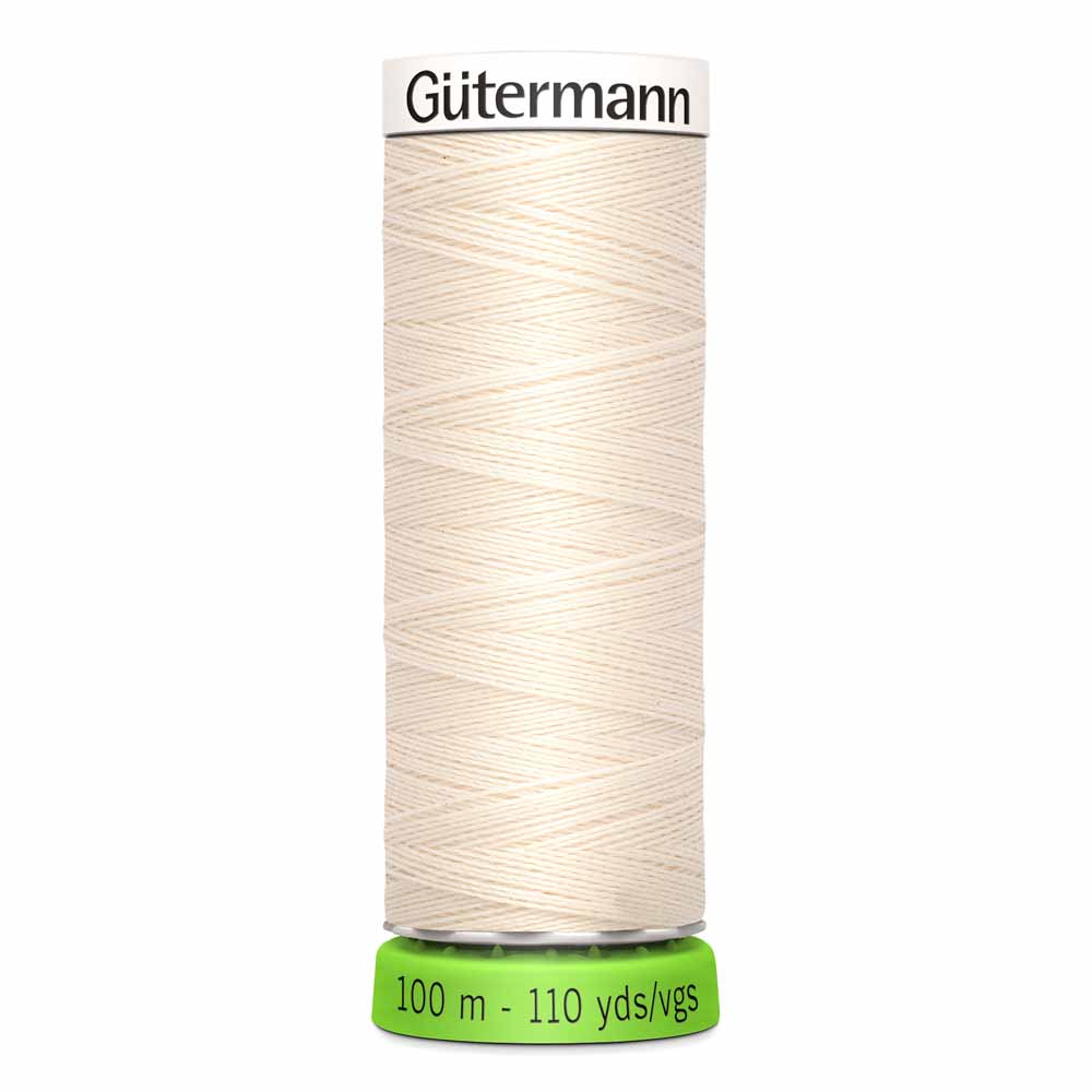 Fil de polyester recyclé / rPet - 802 Coquille - GÜTERMANN