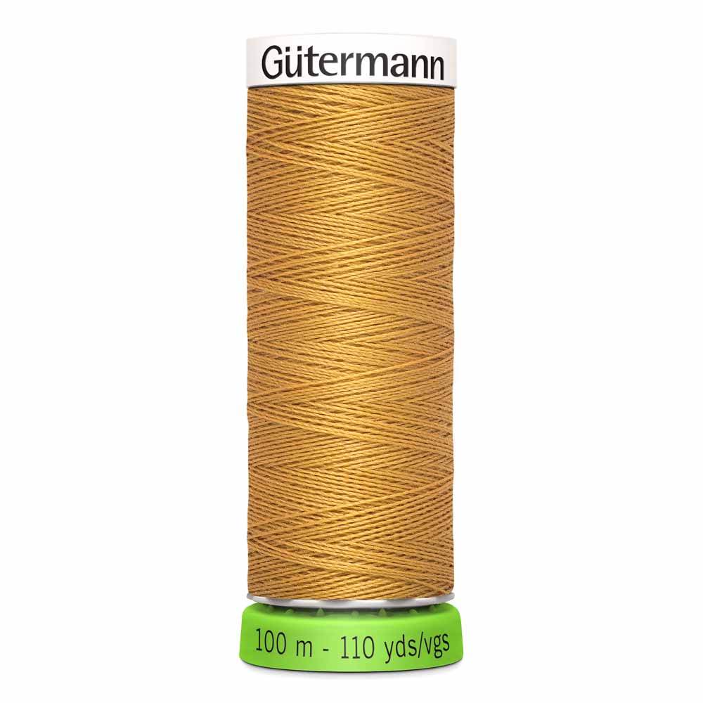 Fil de polyester recyclé / rPet - 968 Or - GÜTERMANN