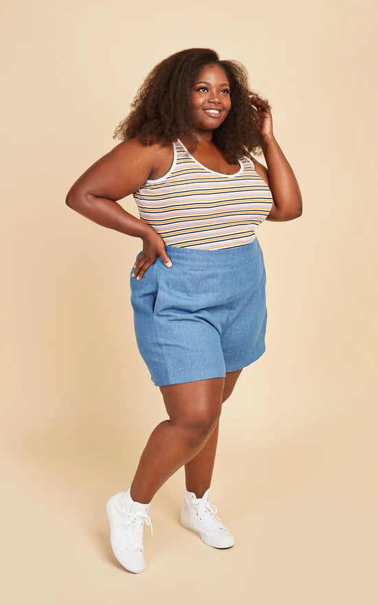 Calder pants and shorts 12 to 32 - Paper pattern - CASHMERETTE