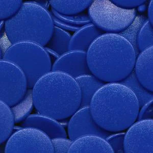 Bouton pression mât 12mm - B16 Bleu Royal - KAMSNAPS