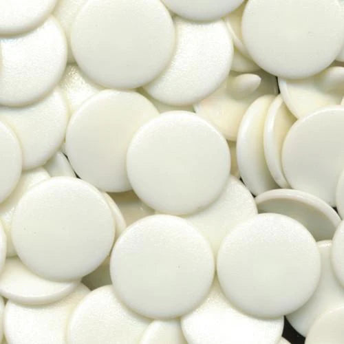 Bouton pression mât 12mm - B37 Blanc Crème - KAMSNAPS