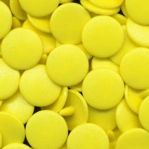 Bouton pression mât 12mm - B7 Jaune - KAMSNAPS