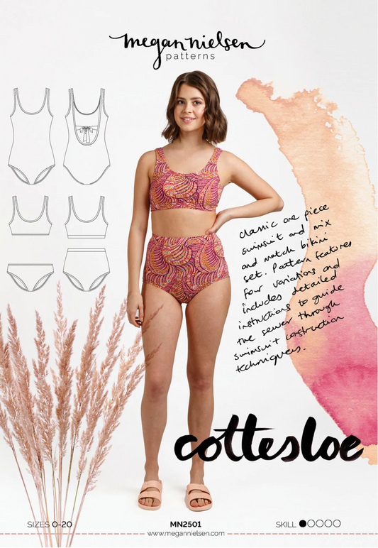 Cottlesloe swimwear - Paper pattern - MEGAN NIELSEN