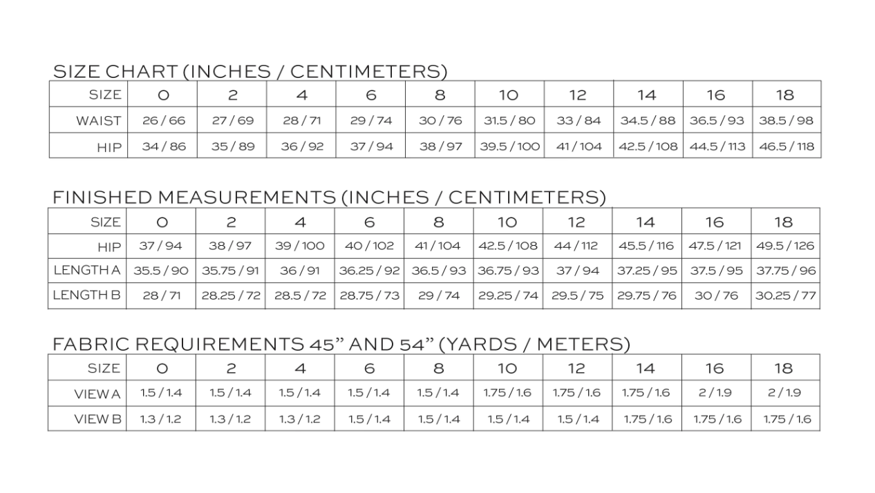 Hudson pants - Paper pattern - TRUE BIAS