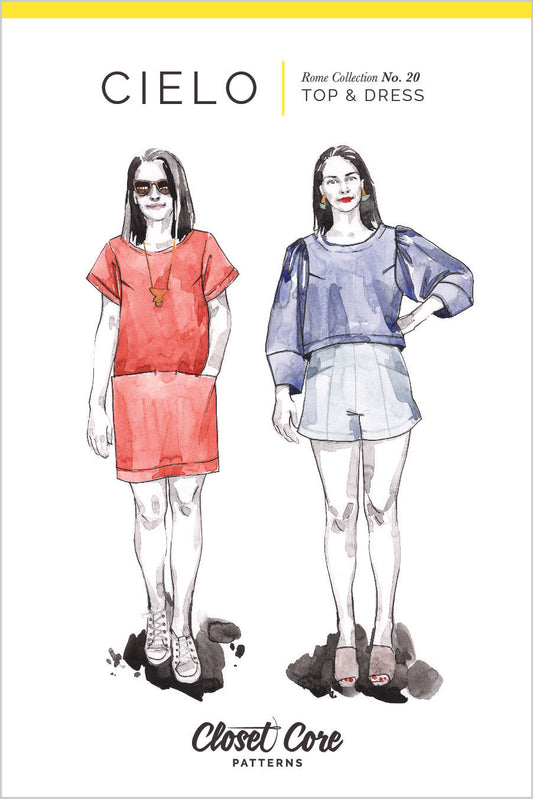 CIELO Top and Dress | Paper Pattern - Closet Core Patterns