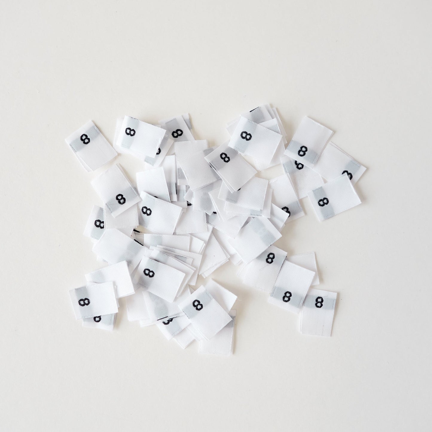White size labels - 3 years to 10 years