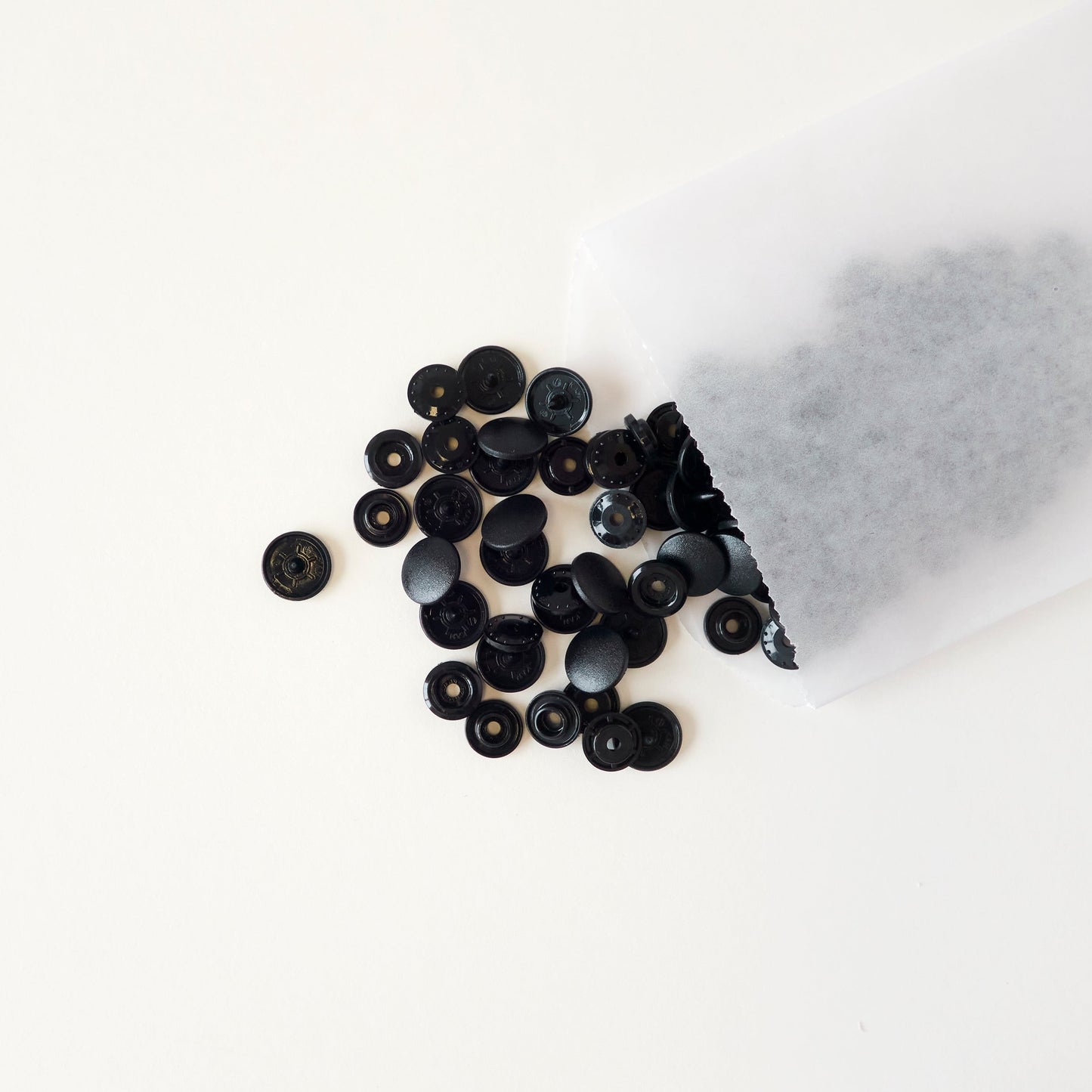 Mast snap button 12mm - B5 Black - KAMSNAPS