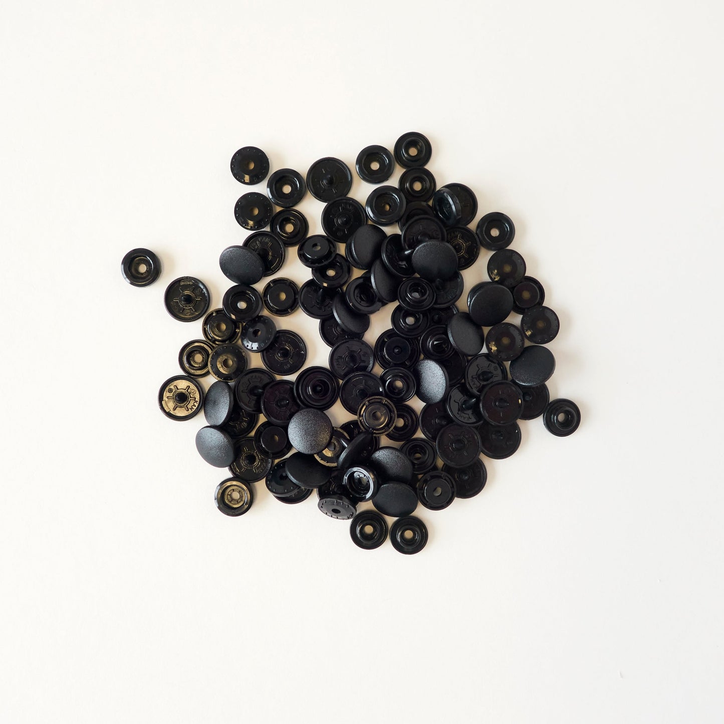 Mast snap button 12mm - B5 Black - KAMSNAPS
