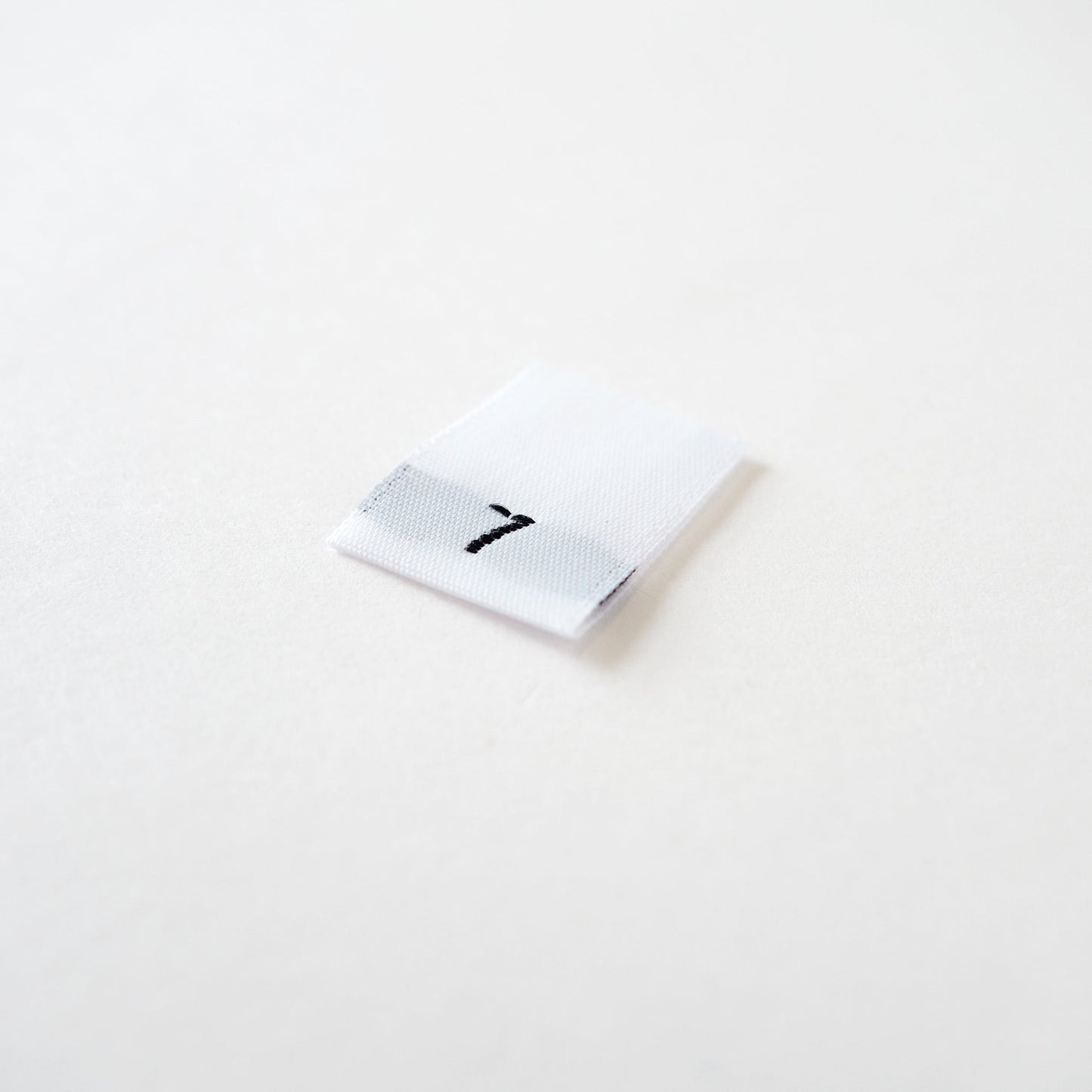 White size labels - 3 years to 10 years