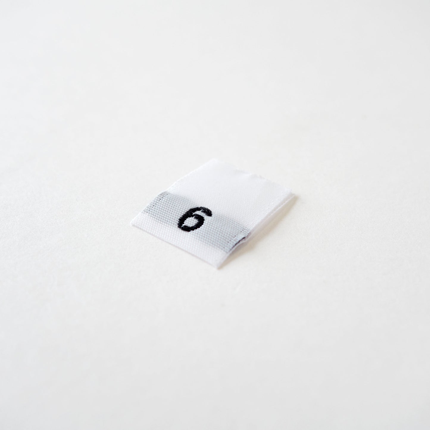 White size labels - 3 years to 10 years