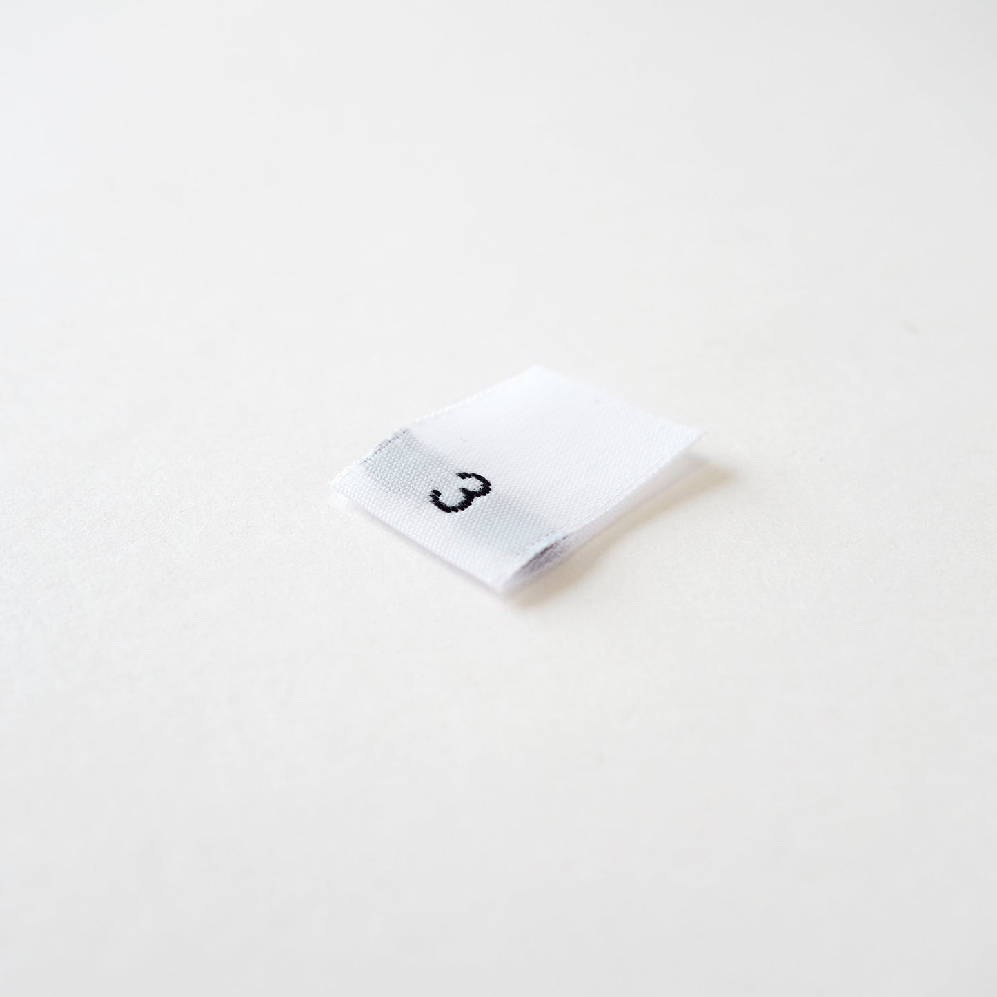 White size labels - 3 years to 10 years