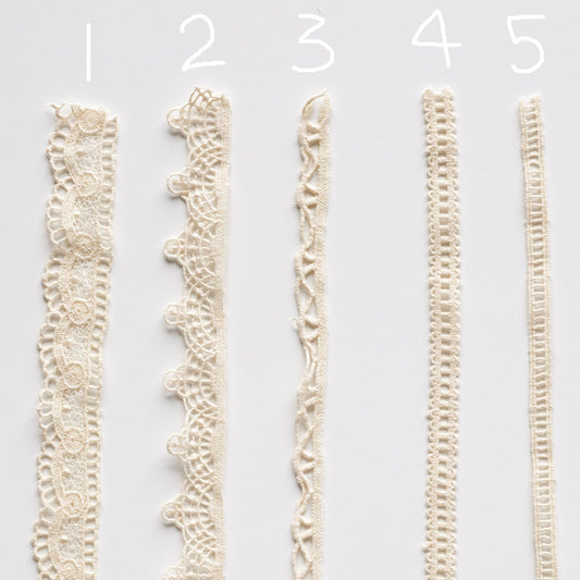 Dentelle de coton bio