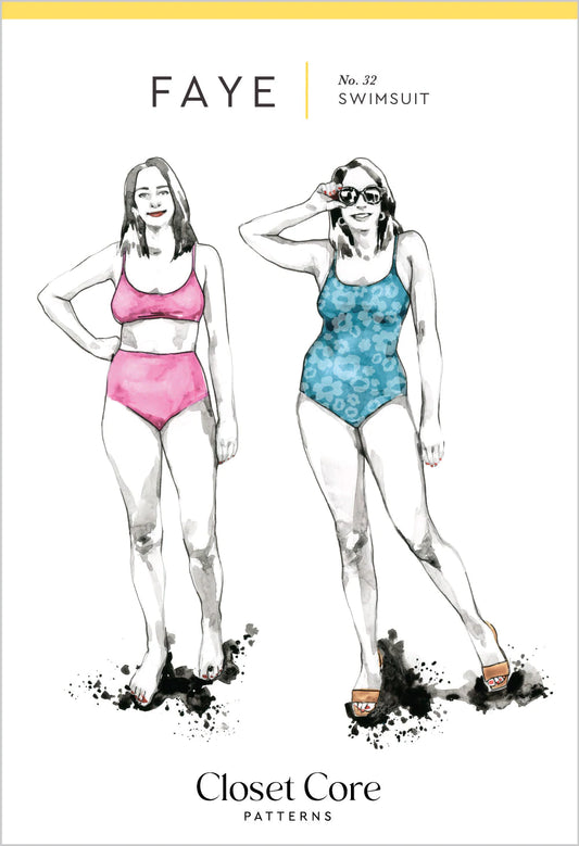 FAYE swimsuit | Paper pattern - Closet Core Patterns