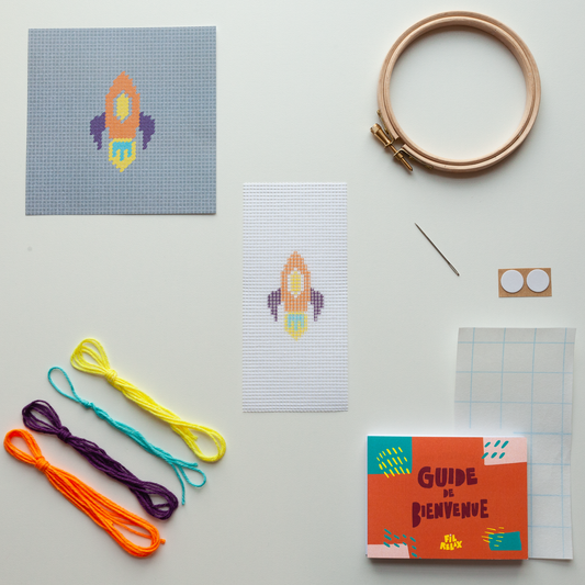 Rocket embroidery set - FIL RELAX