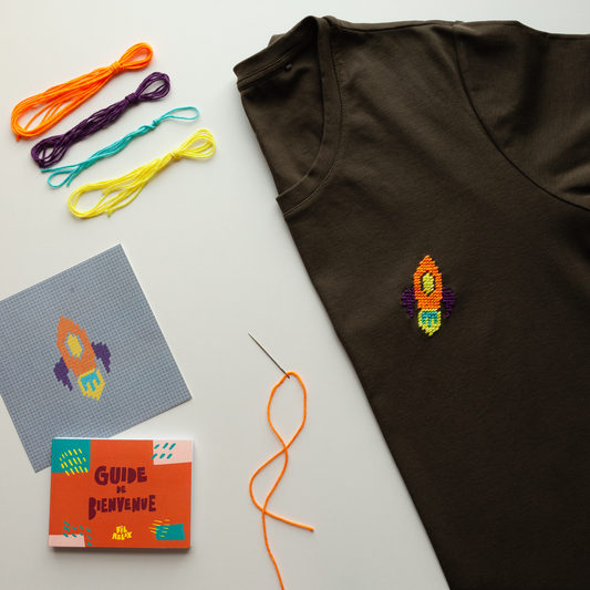Rocket embroidery set - FIL RELAX