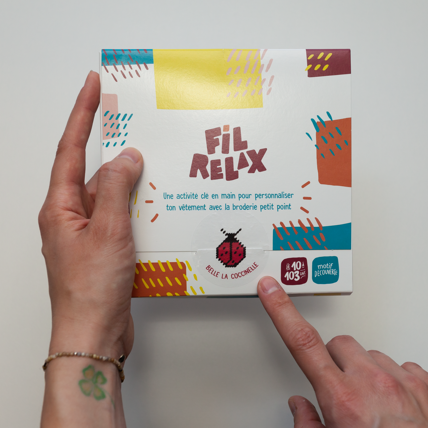 Ensemble de broderie coccinelle - FIL RELAX