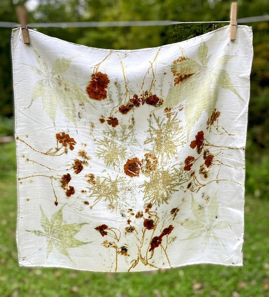 Cotton square set to dye yourself - MARIE LES BAINS