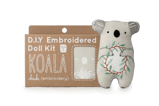 Koala - DIY embroidered plush toy set - KIRIKI PRESS