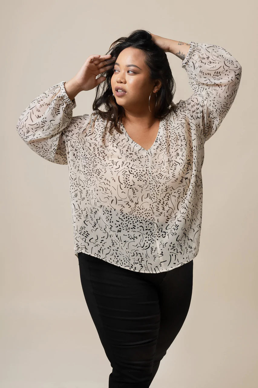 Dress and top NICKS | Paper pattern - Closet Core Patterns