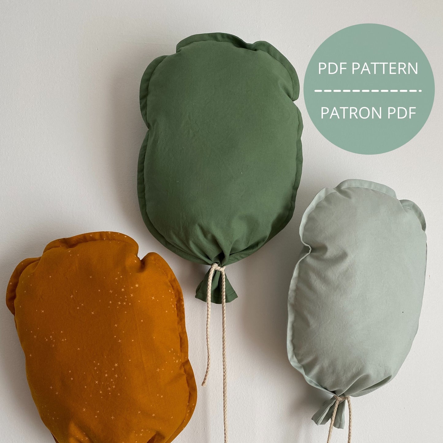 Ballon décoratif - Patron PDF
