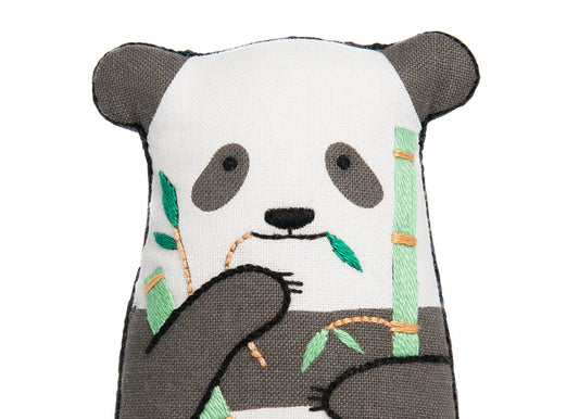Panda - DIY embroidered plush set - KIRIKI PRESS