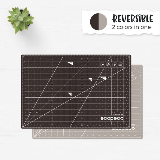 Cutting mat 18"x 24" - Mocha - ECOPECO