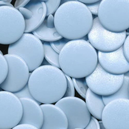 Bouton pression mât 12mm - B20 Bleu pastel - KAMSNAPS